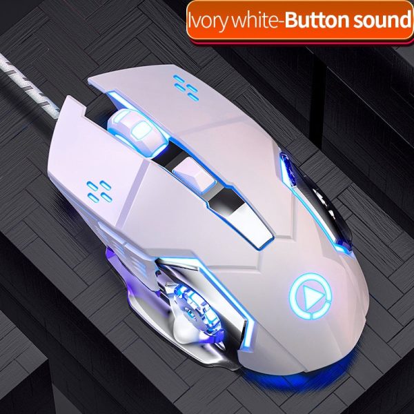 New G15 Mechanical Game E-sports USB Wired Mouse Computer Game Desktop Notebook Luminous Sound Silent Mouse - Image 5