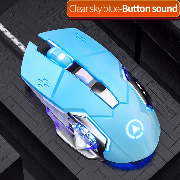 New G15 Mechanical Game E-sports USB Wired Mouse Computer Game Desktop Notebook Luminous Sound Silent Mouse - Image 8