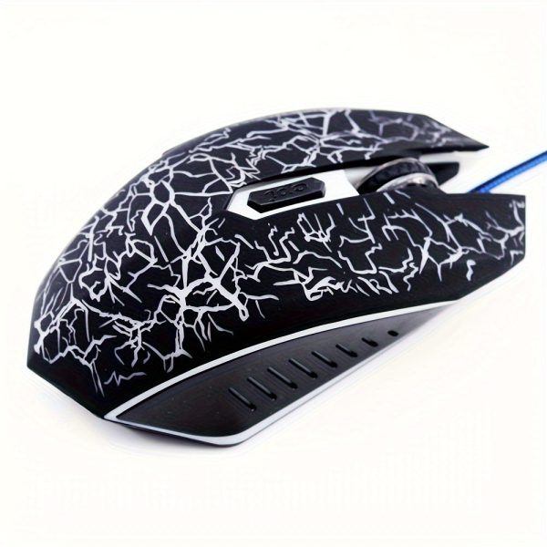 Gaming Mouse 2400 DPI Optical Colorful LED Computer 6-Button USB Mouse With RGB BackLight Mute Mice For Desktop Laptop Computer Gamer Mouse - Image 5