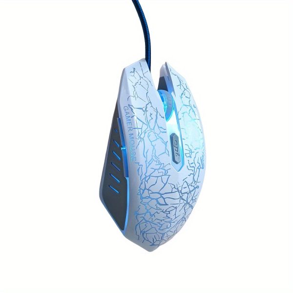 Gaming Mouse 2400 DPI Optical Colorful LED Computer 6-Button USB Mouse With RGB BackLight Mute Mice For Desktop Laptop Computer Gamer Mouse - Image 3