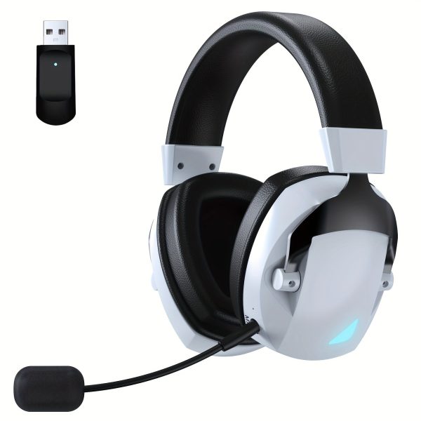 Ultra-Clear Wireless Gaming Headset with Detachable Mic - 3 Connectivity Modes, 1200mAh Battery for 48 Hrs Playtime, Low Latency & Noise Isolation - Perfect Holiday Gift - Image 4