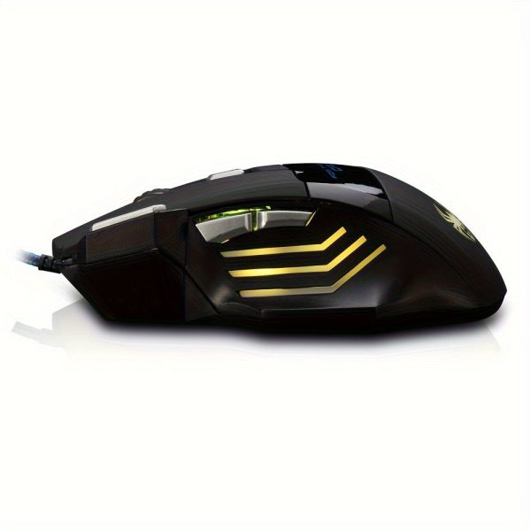 Zelotes T-80 Ergonomic Wired Gaming Mouse, Right-Hand Orientation, Optical Movement Detection, 7200 DPI, 7 Programmable Buttons, RGB LED, No Battery Required, Compatible with PC/Mac Pro Gamer - Image 6